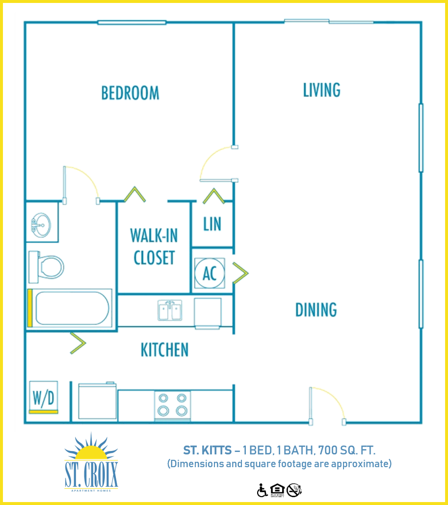 Floor Plans of St Croix in Lauderdale Lakes, FL